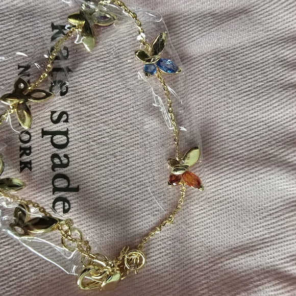 NWT KATE SPADE • Social Butterfly Colorful Bracelet - Picture 3 of 6